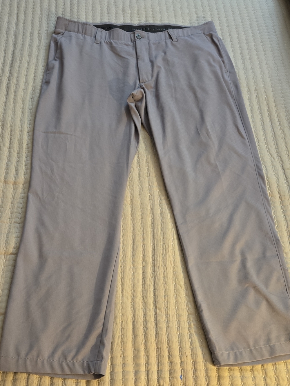 Under Armour Men’s Golf Pant in Light Gray-Lightweight Breathable 42/32